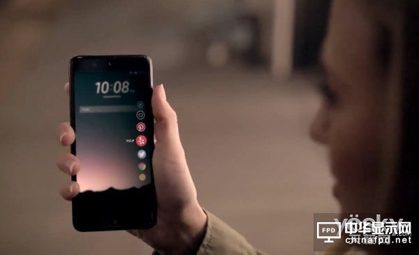 HTC U渲染圖亮相:窄邊框+機(jī)身沒(méi)有物理按鍵