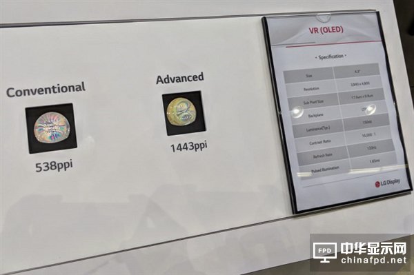 1443PPI！谷歌與LG推出全新OLED顯示屏
